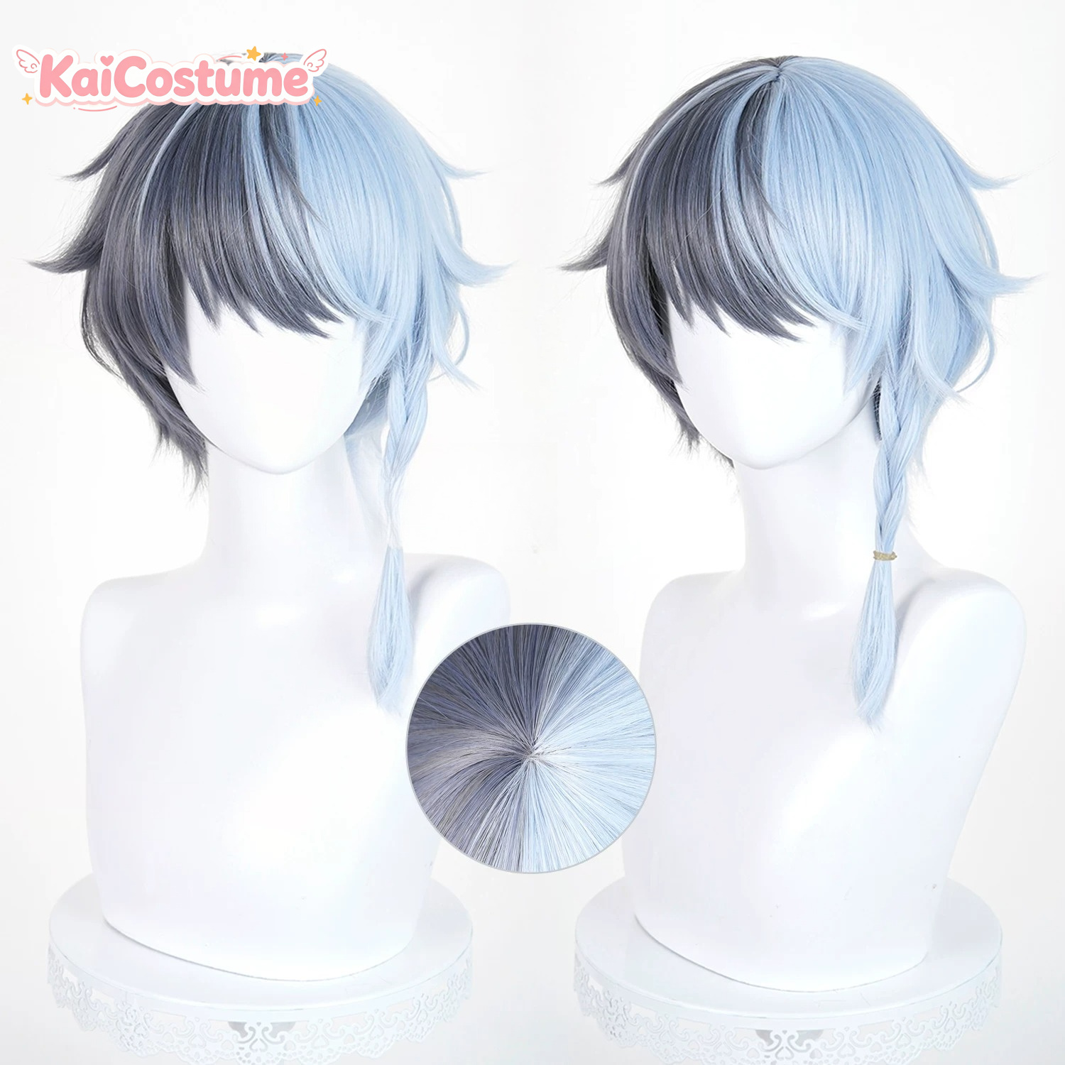 Anime Cosplay High Quality - วิกผมคอสเพลย์คุณภาพสูง Project Sekai Toya Aoyagi Bfes