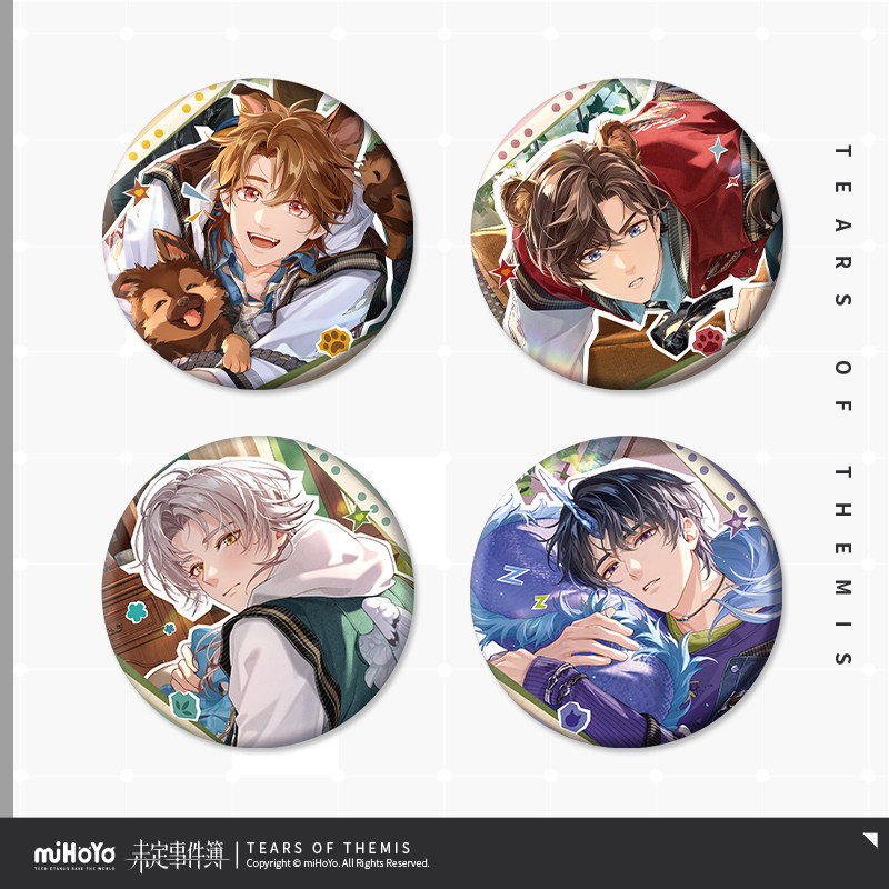 Anime Cosplay Party - ตราสัญลักษณ์โลหะลายการ์ตูน Tears of Themis ลุค เพียร์ซ