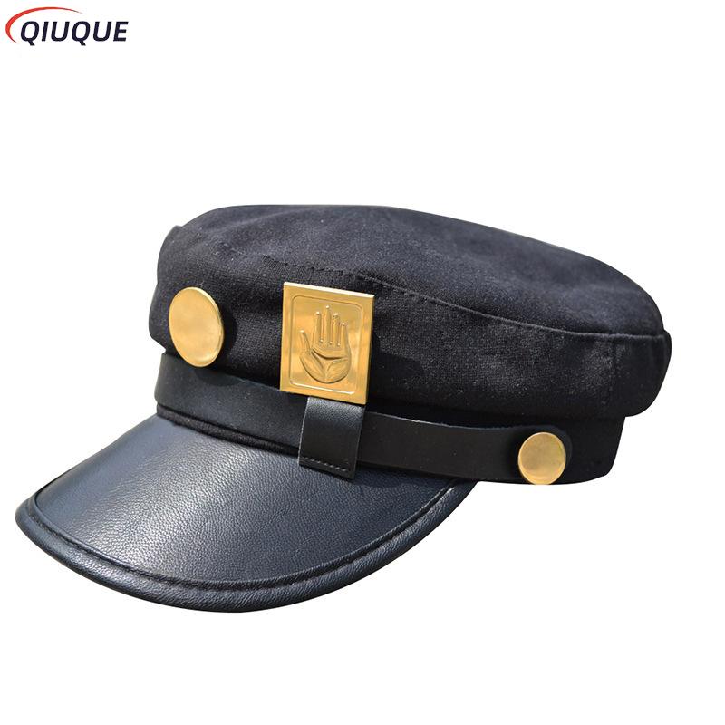 Jojo Bizarre Hat - หมวกคอสเพลย์อะนิเมะโจทาโร่คูโจหมวกคอสเพลย์กองทัพทหาร
