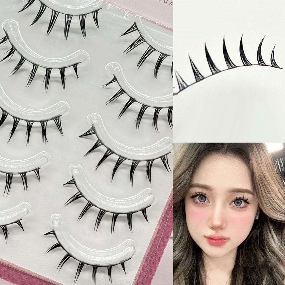 Anime Cosplay Thick - Faux Mink ขนตาปลอม 5 คู่แพ็ค Dramatic