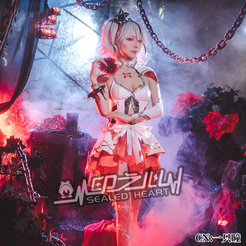 Anime Cosplay Thick - COS-HoHo Wutheringคลื่นChunเกมชุดเซ็กซี่น่ารักชุดคอสเพลย์เครื่องแต่งกายฮาโลวีนCarnival Partyบทบาทเล่นชุดผู้หญิง