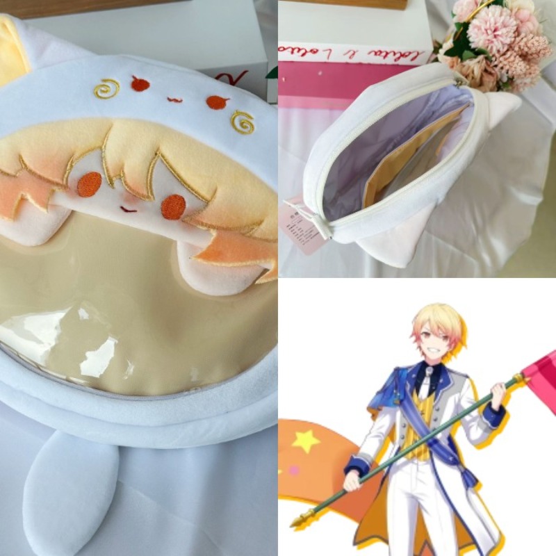 Anime Cosplay Kawaii - พีเจเอสเค เทนมะ สึคาสะกระเป๋าตุ๊กตาอะนิเมะ Q-version Itabag Crossbody
