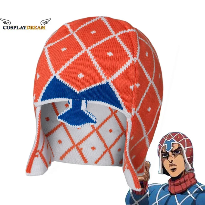 Jojo Bizarre Hat - หมวกคอสเพลย์ Guido Mista จากอนิเมะ JoJo's Bizarre