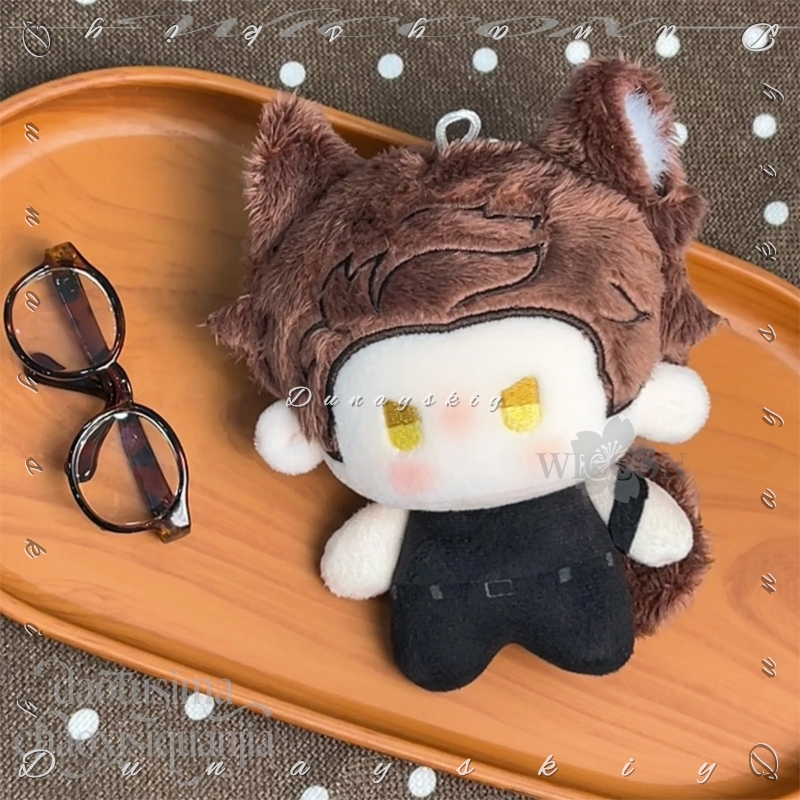 Anime Cosplay Kawaii - ตุ๊กตาโอหยินน่ารักหวานแหวว หูและหางหมาป่า สำหรับคอสเพลย์อนิเมะ แฟนอาร์ต 3 แบบแสดงอารมณ์