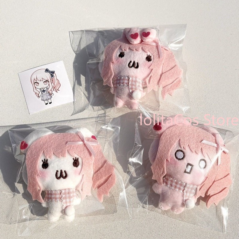 Anime Cosplay For Girls - อะนิเมะ PJSK โปรเจ็กต์เซไค มิซึกิ อาคิยามะตุ๊กตากระต่ายน่ารักพวงกุญแจจี้กระเป๋าแฮนด์เมดตุ๊กตาของเล่นสีชมพูสาวของขวัญวันเกิด