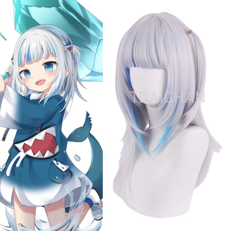 วิกผมคอสเพลย์ Gawr Gura ปี 202 - Anime Cosplay Event 2025 บทวิจารณ์และราคา