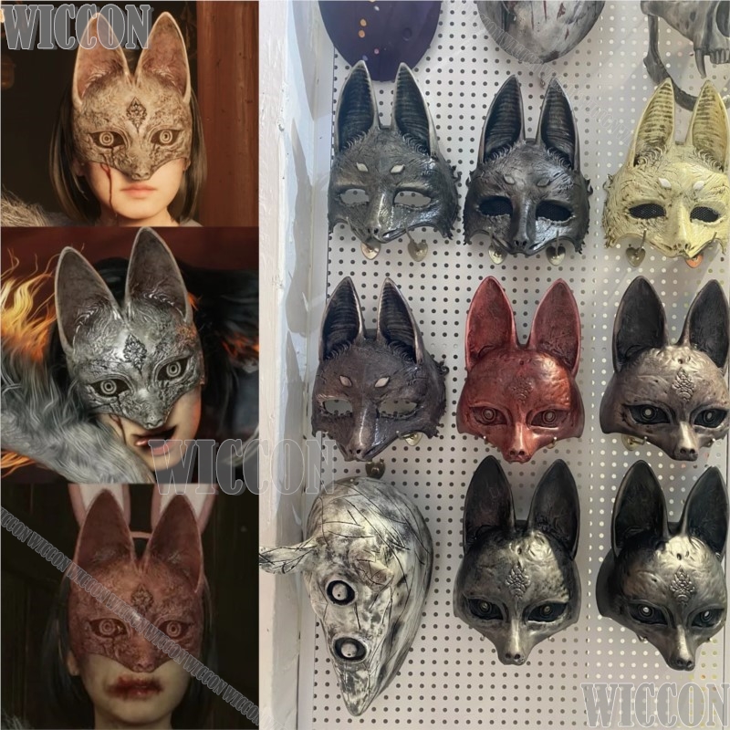 หน้ากากฟ็อกซ์แมน 2025 เกมสยองข - Anime Cosplay Face บทวิจารณ์และราคา