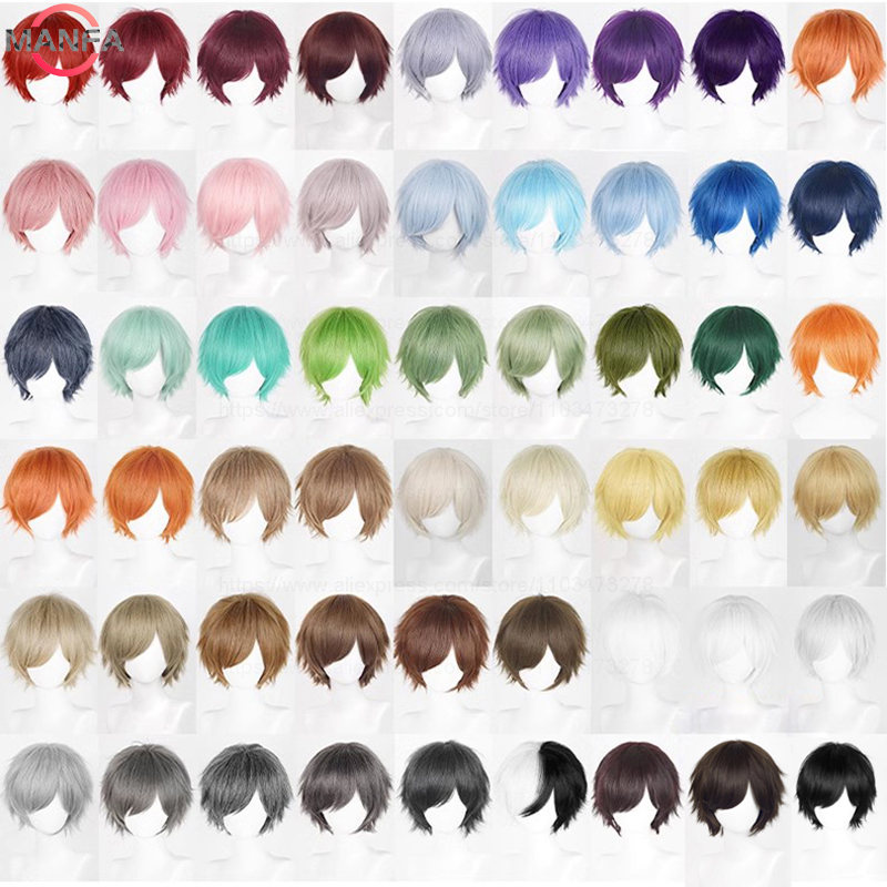 อะนิเมะ 30 ซม.คอสเพลย์สั้นตรงว - Cosplay Duo Anime บทวิจารณ์และราคา
