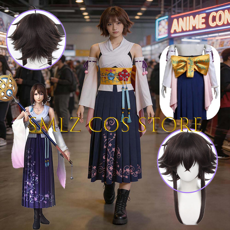 Smlz FFX ยูน่าคอสเพลย์อะนิเมะ  - Anime Cosplay Ladies บทวิจารณ์และราคา