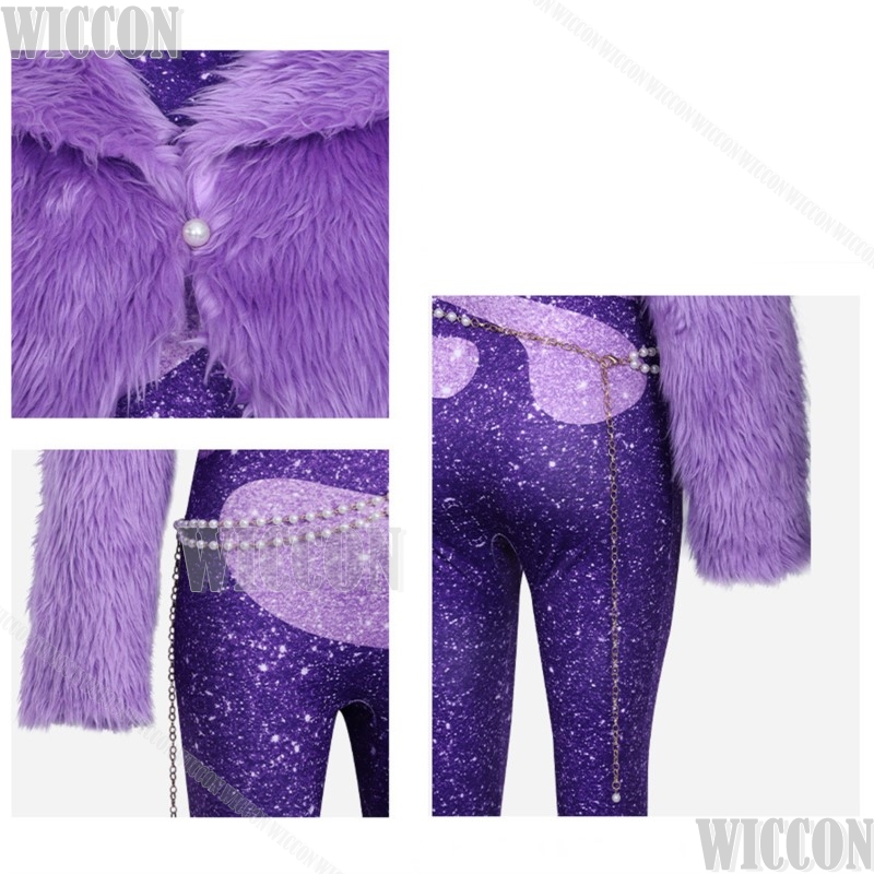 ชุดเต้นรำสีม่วง ขนฟู สำหรับคอส - Anime Cosplay Dance บทวิจารณ์และราคา