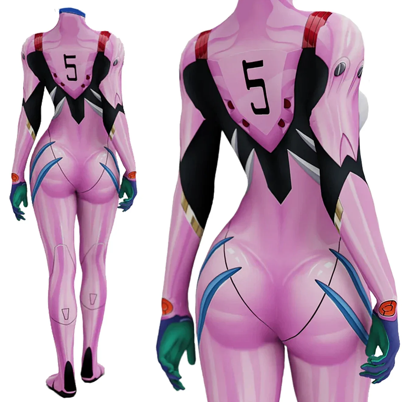 อะนิเมะEVA 05 Makinamiคอสเพลย์ - Anime Cosplay For Girls บทวิจารณ์และราคา