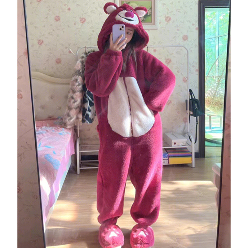 ชุดนอนสัตว์วันซี่สำหรับผู้หญิง - Anime Cosplay Thick บทวิจารณ์และราคา