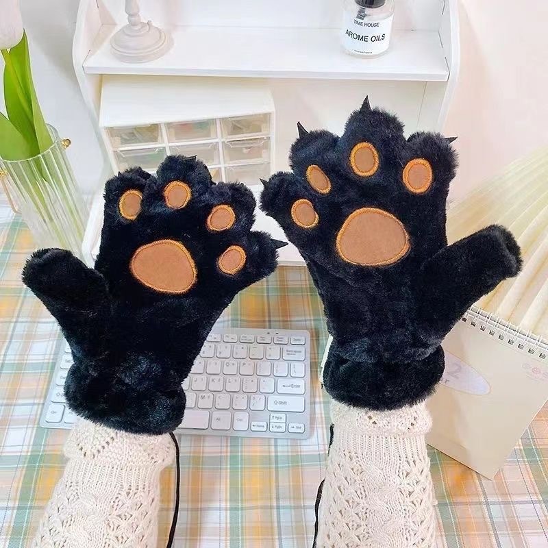 ถุงมือกำมะหยี่หนาสำหรับฤดูหนาว - Anime Cosplay Thick บทวิจารณ์และราคา